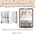 Macrame Kit-Black Edition-Makes 3 Macrame Plant Hangers with Easy to Follow Instructions for Adult Beginners - Includes 109 Yards 3mm Cotton Macrame Cord, Wooden Beads & Custom Instruction Booklet