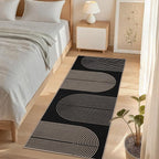 GarveeHome Modern Rainbow Easy Jute Runner Rug, 2x8 Runner Rug for Hallways - Non-Slip Indoor Outdoor Carpet, Washable for High Traffic Laundry Room, Kitchen, Entryway