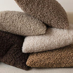 Foindtower 2 Pieces 18x18 Inch Dark Bronze, Faux Fur Throw Pillow Cover Accent Sherpa Furry Pillow Covers Fuzzy Soft Pillowcases Cozy Sheepskin Decorative Fleece Cushion Case for Bed Couch Living Room