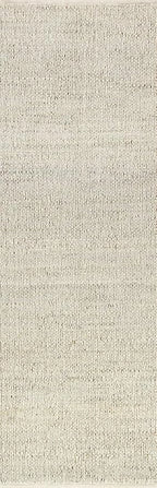 Jute Cotton Hand Woven Natural Farmhouse Area Rug for Living Room Bedroom Kitchen Hallway Entryway- Rustic Vintage Bohemian Decor - (2' x 6' Cotton Jute)