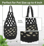 3 Packs Hanging Planters for Indoor Plants up to 4 in., Wall Plant Holder | Plant Hanger Indoor, Wall Planters for Indoor Plants, Hanging Plant (3PK, for 4 inch Pot)