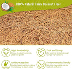 Legigo 6 Pack 12 Inch Hanging Basket Coco Liners Replacement, 100% Natural Round Coconut Coco Fiber Planter Basket Liners for Hanging Basket Flowers/Vegetables