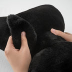 Bow Pillow Throw Pillows Butterfly Shaped Decorative Cute Pillows for Bed Sofa Cute Home Decor,Black 10 * 8inch