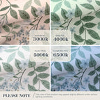Lahome Reverie 5x7 Light Blue Rugs for Girls Room, Washable Boho Floral Rug Nursery Decor, Non-Slip Thin Carpets for Kids Bedroom, Teen Girls Retreat Nook, Dorm Room, Playroom