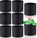 Norme 8 Pcs Aquatic Plant Pots for Pond, Pond Plant Baskets Heavy Duty Fabric Pots for Garden, Aquatic Plants, Bog Plants, Water Lily, Lotus, Flower(8 x 6 Inch)