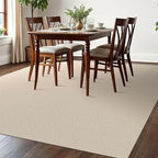 EARTHALL Woven Area Rugs 6x9 Ft Washable Living Room Rugs Non Slip Rubber Backed Dining Room Rug Braided Bedroom Rugs Indoor Floor Carpet for Living Room, Bedroom, Dining Room, Beige/Khaki