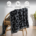 Joiedomi Throw Blanket for Couch Bed Sofa, Knitted Blankets Gifts for Women Mom Girls, Cozy Cute Soft Throw Home Room Decor Aesthetic for Women Mothers Birthday Gifts 50x60 Inches