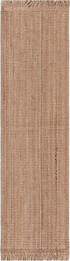 SAFAVIEH Natural Fiber Collection Runner - 2'3" x 18', Natural, Handmade Jute, Ideal for The Living Room, Dining, Bedroom (NF809A)