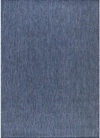 Washable Indoor Outdoor Rug 5x7 Weather Resistant Area Rugs Modern Solid for Porch Deck Balcony Backyard Patio Outside Carpet (5 X 7 Azure Blue)
