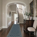 GENIMO Runner Rug 2x6 Non Slip Machine Washable Vintage Hallway Runner Rug, Low Pile Lightweight Rugs for Entryway, Hallway, Kitchen and Corridor, Floral Navy