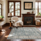 Machine Washable Entryway Throw Rug: Door Mat Indoor Entrance 3x5 Rug Boho Small Area Rug Non-Slip Low Pile Kitchen Rug for Front Door Indoor Entrance Entry Kids Room