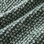 Decorative Couch Throw Pillow Covers 18x18 Set of 2 Green Striped Soft Wool Pillow Covers Neutral Textured Boho Cushion Covers for Modern Farmhouse Sofa Bedroom Living Room Decor SY012-D18