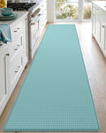 DEXI Kitchen Floor Mats Cushioned Anti Fatigue, 17x95, Long Standing Runner Rug Waterproof, Comfort Memory Foam Padded for Front Sink Laundry, Turquoise
