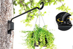 Qiang Ni Plant Hanger Outdoor: 16 Inch Bird Feeder Bracket for Garden Patio Decor - 2 PCS Swivel Adjustable Wall Mount Plant Hook for Hanging Flower Baskets