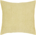 Better Trends Chenille Bedspreads Queen Size, Yellow 100% Cotton Chenille Stripe Design Tufted Bedding Coverlet Soft Lightweight, 102"x110" with 2 Sham 3 Pieces Set Jullian Collection