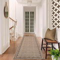 GarveeHome 2x10 Runner Rug for Hallway Washable Kitchen Rugs Non Slip Solid Coffee Modern Minimalism Soft Low-Pile Scalloped Indoor Carpet for Entryway Laundry Room Floor Mats