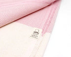 Bazaar Anatolia Turkish Beach Towel 100% Cotton Bath Towels 71x39 Quick Dry Sand Free Lightweight Large Oversized Herringbone Light Pink