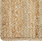 MDS Pack of 1 Handwoven Braided Jute Area Rug 2x8 Rectangular - 100% Natural Burlap Reversible Accent Rugs for Home Decor, Living Room, Doormat, Kitchen, Entryway Rug, Rustic, Farmhouse (2'x8')