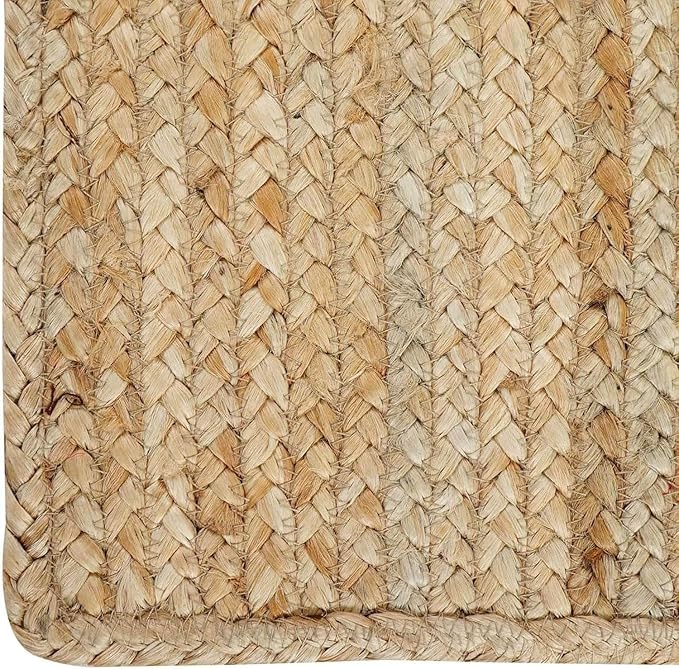 MDS Pack of 1 Handwoven Braided Jute Area Rug 2x6 Rectangular - 100% Natural Burlap Reversible Accent Rugs for Home Decor, Living Room, Doormat, Kitchen, Entryway Rug, Rustic, Farmhouse (2'x6')
