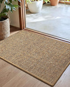 Color&Geometry Handwoven Jute Entry Rug - Natural Textured Front Door Mat 32"x48", Non-Slip Durable & Eco-Friendly Doormat for High-Traffic Entrance, Rustic Farmhouse Welcome Mat, Sisal Brown