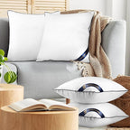 Utopia Bedding Throw Pillow Inserts (Pack of 6, White), 16 x 16 Inches Decorative Indoor Pillows for Sofa, Bed, Couch, Cushion Sham Stuffer