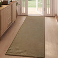 2x5 ft Hallway Runner Rug Boho Woven Washable Kitchen Runner Rugs Mat Non Slip, Soft Entryway Laundry Hall Runner Floor Carpet for Indoor Backdoor Bedroom Kitchen Living Room, Dark Brown/Coffee