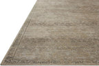 Loloi Amber Lewis Cambria Collection CBR-01 Ash/Bark 2'-6" x 12'-0" Runner Rug Jute, Neutral, Vintage Style, Antique Tone, Living, Bedroom, Dining, Carpet