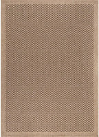 CAMILSON Easy Jute Rug 4x6, Indoor Outdoor Natural Color Fiber Area Rugs for Living Room Patio and Kitchen Rug, Sisal Boho Woven Design, Easy-Cleaning, Washable Outside Carpet Alfombras para(4 x 6)