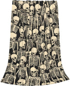 Skull Throw Blanket Soft Flannel Blanket 60"x50" in Bed Blanket Home Decor for Room Sofa Couch All Season