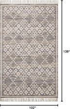Loloi Angela Rose Rivers Collection RIV-01 Denim/Ivory 8'-6" x 11'-6" Reversible Area Rug