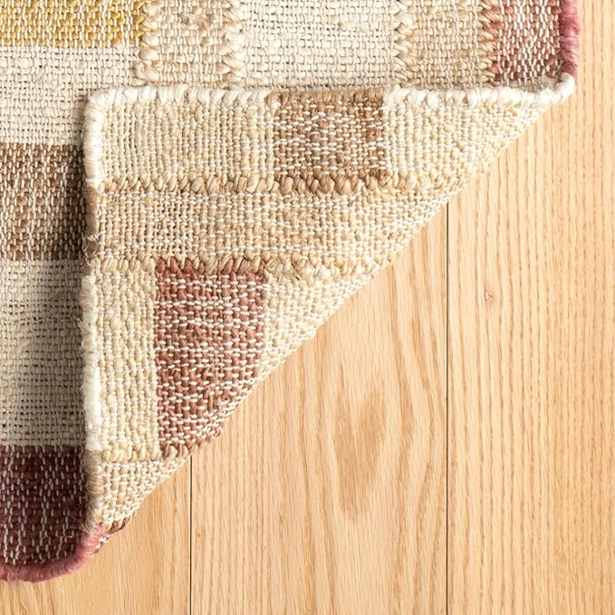 Dash and Albert Mosaic Multi Handwoven Jute Rug, 8.5 X 11.5 Feet, Multi Geometric Pattern - Premium Luxury Hotel Quality Soft Breathable Hypoallergenic Machine Washable Easy Care All Season