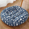 Large Round Floor Cushion, Comfortable Cotton and Linen Boho Meditation Pillow Tatami Seating Cushion for Room Reading Book Nursery Room Balcony,P,60 * 60cm(2pcs)