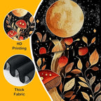 AOHMPT Pack of 2 Long Vertical Tapestry,Nature Landscape Tapestry with Serene Mountain River, Moon & Sun Motifs,Traditional Ink Painting Wall Art,Zen Aesthetic Wall Hanging for Living Room Bedroom Decor 13" W x 51" H"