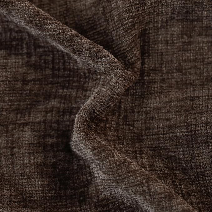 CaliTime Throw Pillow Covers Decorative 26 X 26 Inches Pack of 2 Cotton Thread Stitching Edges Solid Dyed Soft Chenille Cushion Cases for Couch Sofa Bed Living Room Farmhouse Coffee