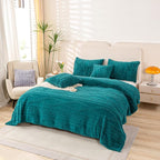 YUSOKI Twin XL Blanket Single Layer,Weight(3.1lb),370GMS-3D Stylish Design for Gift Home Decor (Teal,65"x90")