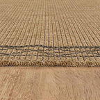 Easy Jute Rugs 2x3 Frame Natural Color Living Room Indoor Outdoor Door Mat for Patio and Kitchen Rug High Traffic Washable Easy to Clean Solid Boho Woven Design Carpet (2 x 3)