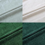 Set of 4 Soft Textured Decorative Throw Pillow Covers 18x18 Inch Cozy Farmhouse Cushion Cover Square Accent Pillow Cases for Bed Couch Sofa Living Room, White Aqua Green