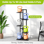 BMOSU Bamboo Plant Stand for Indoor Outdoor Plants Corner Tall Plant Shelf 6 Potted Holder Shelf Plant Rack Holder Display Rack(Black)