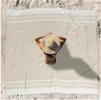 Oversized Turkish Beach Towel Blanket XXL Cotton Sandproof Towels Boho Woven Extra Large Big Sand Free Giant Throw Blankets Huge Quilt XL Picnic Camping Necessities Cloud for Adult Gifts