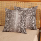Antelope Pillow Covers 18x18 Inch Set of 2 Animal Print Pillow Cases Brown Throw Pillows Boho Modern Decorative Pillows Outdoor Farmhouse Soft Cotton Cushion Covers Decor for Home Sofa Decor