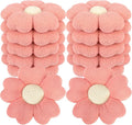 10 Pcs Cute Flower Pillow 15.75 Inch Flower Plush Throw Pillow Aesthetic Decorative Seating Cushion for Spring Back to School First Day of School Sofa Couch Bed Decor(Monochrome,Pink)