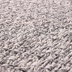 Easy Jute Rug 9x12 Indoor Outdoor Natural Rugs Solid Fiber Rug Woven Area Rug Boho Easy Clean Inside Carpet for Living Room Bedroom Dining Room Hallway or Outdoor Patio Porch (9 X 12 Silver)
