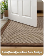 Color&Geometry Handwoven Jute Entry Rug - Natural Textured Front Door Mat 36"x60", Non-Slip Durable & Eco-Friendly Doormat for High-Traffic Entrance, Rustic Farmhouse Welcome Mat, Jute Tan