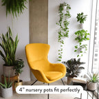 Make Good PlantPod Luxe - Self-Watering Wall Planters (Set of 6) - Easy to Water and Install - Lightweight - Design Your Own Vertical Garden - Wall Planters for Indoor Plants