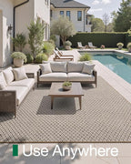 LUMI 5x8 Sisal Area Rug for Living Room, Natural Handwoven Rugs Non Slip, Farmhouse Braided Carpets No Shedding for High Traffic, Dining Room, Indoor, Outdoor, Patio