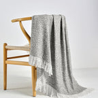 BOURINA Throw Blanket Soft Lightweight Cozy Throw for Bed Couch Decorative Blanket, Light Grey 50" x 60"