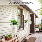 Macrame Plant Hanger - Fits 4 to 13 inches Pots for Indoor Outdoor, 35"/29"/23" Different Sizes Set, Ivory (POTS NOT Included)