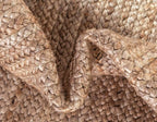 Unique Loom Braided Jute Collection Area Rug - Dhaka (4' 1" x 6' 1" Rectangle, Natural)
