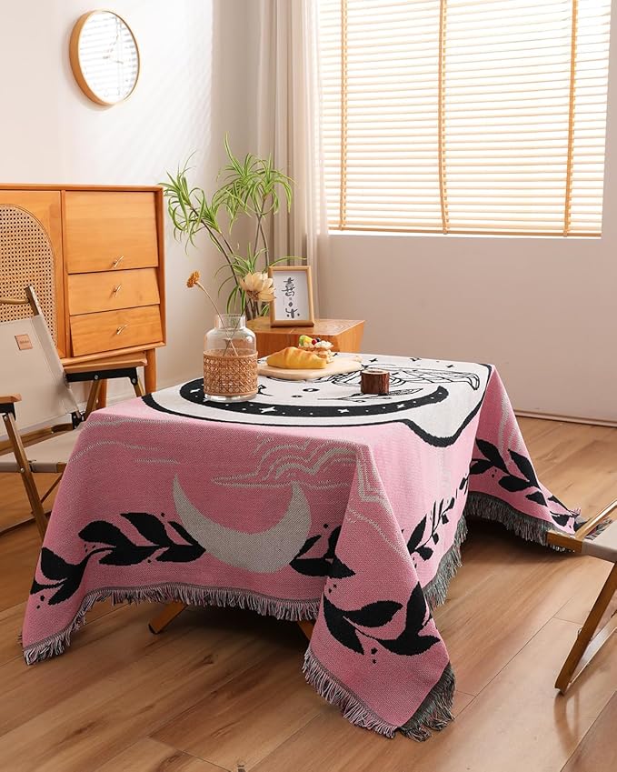 Erke Chair Recliner Cover Boho Throw Blanket Hippie Living Room Decor Wall Hanging Tapestry Outdoor Picnic Camping Rug Mattress Beach Towel Sofa Furniture Slipcover Bohemian 50”x70” The Butterfly Pink