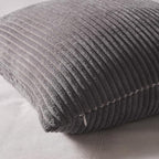 Topfinel Decorative Throw Pillow Covers Cushion Cases, Set of 4 Soft Velvet Modern Double-Sided Designs, Mix and Match for Home Decor, Pillow Inserts Not Included (24x24 inch, Grey)